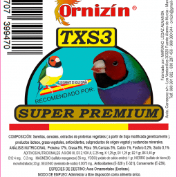 Pienso Ornizin TXS 3  DIAMANTES DE GOULD 800 Gms (LLEVA 5 PAGAS 4)